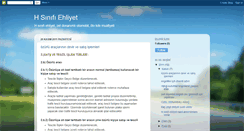 Desktop Screenshot of hsinifiehliyet.blogspot.com