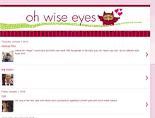 Tablet Screenshot of ohwiseeyes.blogspot.com