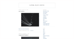 Desktop Screenshot of linkilicious.blogspot.com