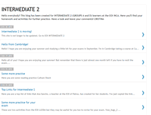 Tablet Screenshot of eoiincaintermediate2.blogspot.com