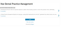 Tablet Screenshot of noedentalpracticemgt.blogspot.com