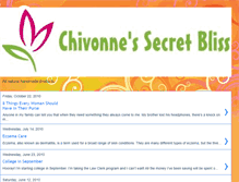 Tablet Screenshot of chivonnessecretbliss.blogspot.com