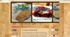 Desktop Screenshot of kristisrecipebox.blogspot.com