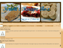 Tablet Screenshot of kristisrecipebox.blogspot.com