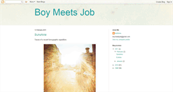 Desktop Screenshot of boymeetsjob.blogspot.com