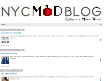 Tablet Screenshot of nycmetromodquilters.blogspot.com