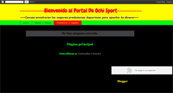 Desktop Screenshot of ochisport.blogspot.com