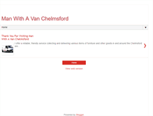 Tablet Screenshot of manwithavanchelmsford.blogspot.com