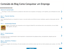Tablet Screenshot of conteudo-como-conquistar-um-emprego.blogspot.com