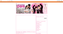 Desktop Screenshot of koreandramasoundtracks.blogspot.com