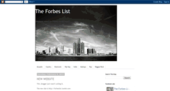 Desktop Screenshot of forbeslist.blogspot.com
