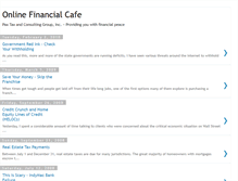 Tablet Screenshot of onlinefinancialcafe.blogspot.com