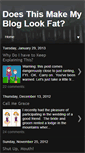 Mobile Screenshot of doesthismakemybloglookfat.blogspot.com