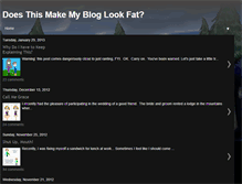 Tablet Screenshot of doesthismakemybloglookfat.blogspot.com