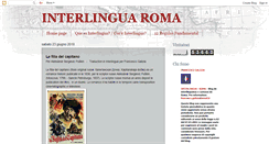 Desktop Screenshot of interlinguaroma.blogspot.com