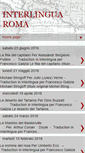 Mobile Screenshot of interlinguaroma.blogspot.com