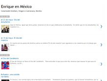 Tablet Screenshot of enriqueenmexico.blogspot.com