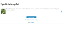 Tablet Screenshot of egzotiniaiaugalai.blogspot.com