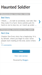 Mobile Screenshot of hauntedsoldier.blogspot.com
