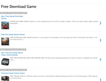 Tablet Screenshot of newfreedownloadgame.blogspot.com