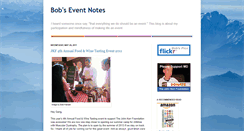 Desktop Screenshot of bobseventnotes.blogspot.com