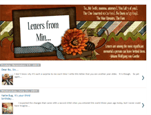 Tablet Screenshot of lettersfrommin.blogspot.com