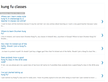 Tablet Screenshot of kung-fu-classes.blogspot.com