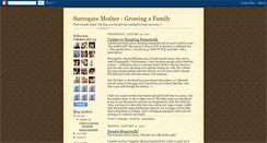 Desktop Screenshot of mysurrogacy.blogspot.com