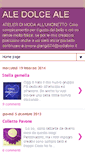 Mobile Screenshot of aledolceale.blogspot.com
