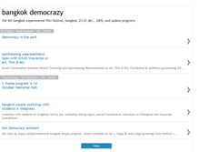 Tablet Screenshot of bkkdemocrazy.blogspot.com