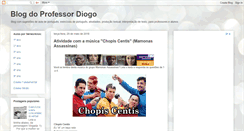 Desktop Screenshot of diogoprofessor.blogspot.com