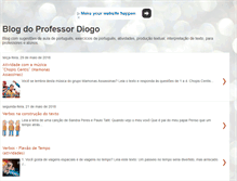 Tablet Screenshot of diogoprofessor.blogspot.com