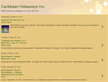 Tablet Screenshot of caribbean-hideaways.blogspot.com