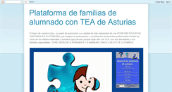 Desktop Screenshot of plataformapadresalumnosteadeasturias.blogspot.com