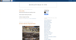 Desktop Screenshot of miniaturasono.blogspot.com