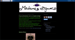 Desktop Screenshot of madamebijouxacessorios.blogspot.com