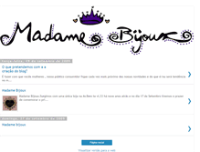 Tablet Screenshot of madamebijouxacessorios.blogspot.com