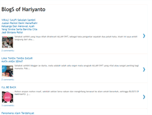 Tablet Screenshot of hariyantowijoyo.blogspot.com