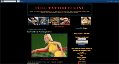 Desktop Screenshot of fulltattoobikini.blogspot.com