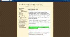 Desktop Screenshot of goodwillathomefieldsfarmcsa.blogspot.com