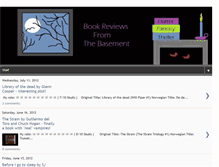 Tablet Screenshot of bookreviewsfromthebasement.blogspot.com