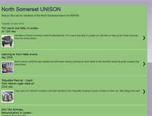 Tablet Screenshot of northsomersetunison.blogspot.com