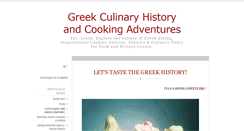 Desktop Screenshot of historyofgreekfood.blogspot.com