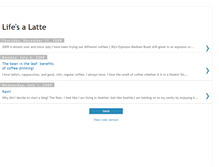 Tablet Screenshot of lifesalatte.blogspot.com