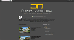 Desktop Screenshot of dombratearquitetura.blogspot.com