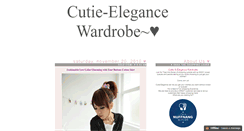 Desktop Screenshot of cutie-elegances.blogspot.com