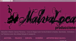 Desktop Screenshot of malvalocaflamenca.blogspot.com