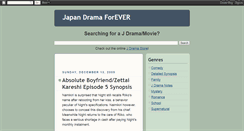 Desktop Screenshot of jdramaforever.blogspot.com