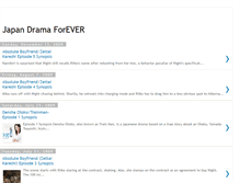 Tablet Screenshot of jdramaforever.blogspot.com