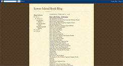 Desktop Screenshot of lowesisland.blogspot.com